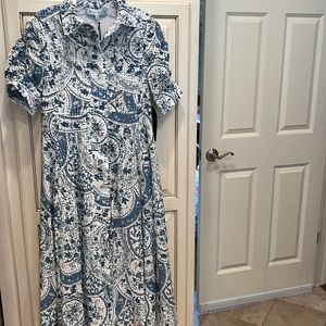 NWT Tuckernuck midi/maxi pinhole shirt dress